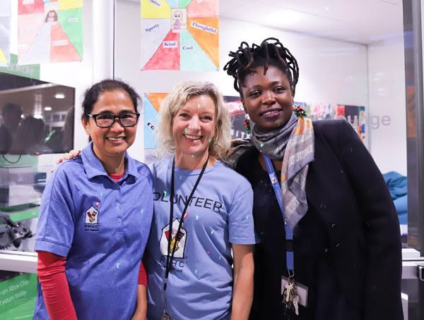 Volunteers with Jackie at RMHC Grafton Mews