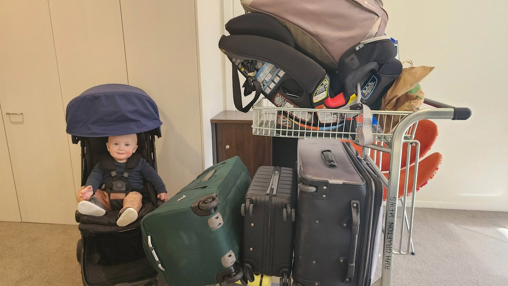 Stanley and suitcases